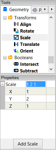 Scale the airfoil