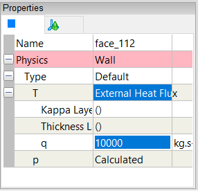 External Wall Heat Flux