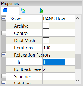 Solid Relaxation Factors Properties