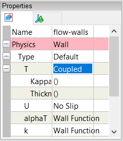 Coupled Wall Temperature Properties