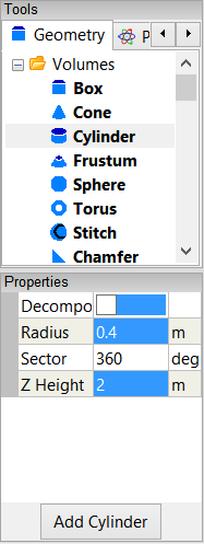 Cylinder Properties