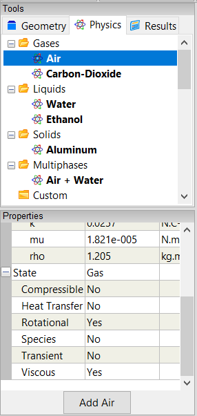 Air Properties