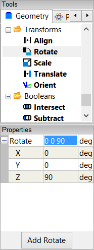 Rotate Properties