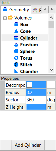 Cylinder Properties