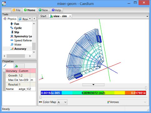 1 Cell Thick Mesh