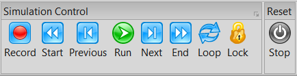 Simulation Control Toolbar