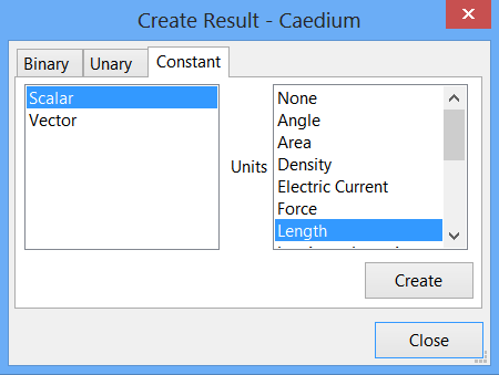 Create Result - R