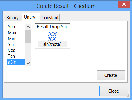 Create Result - theta