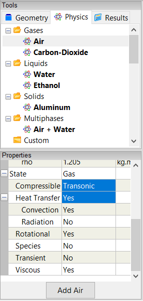 Air Properties