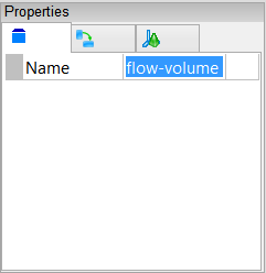 Flow Volume Name Properties