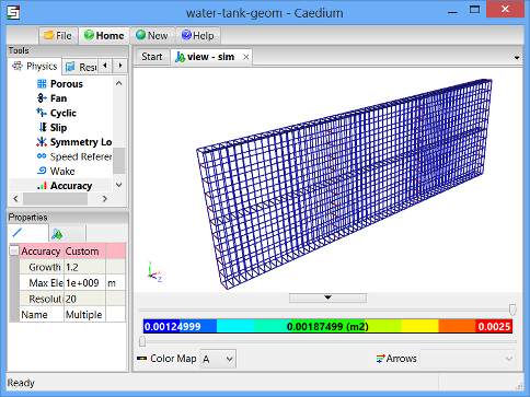 Top Edges Mesh